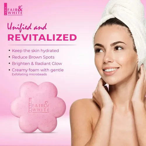 Jabn Exfoliante Fair & White So White Aclarante Corporal