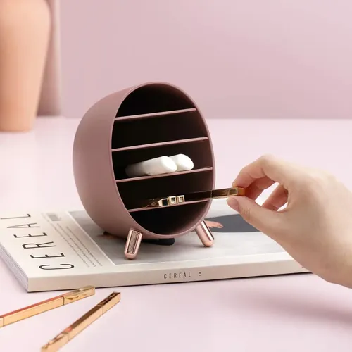 Organizador De Labiales – Maquillaje – Diseño De Lujo Color Blanco
