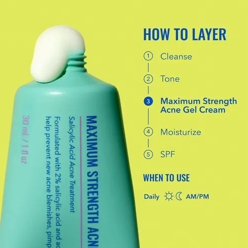 Crema En Gel Para Acné De Máxima Fuerza Good Molecules 30 Ml