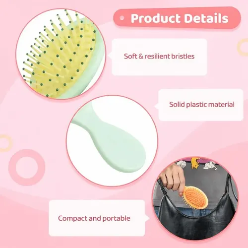 Cepillos Mini Para Cabello Mojado 120 Unidades Omistar