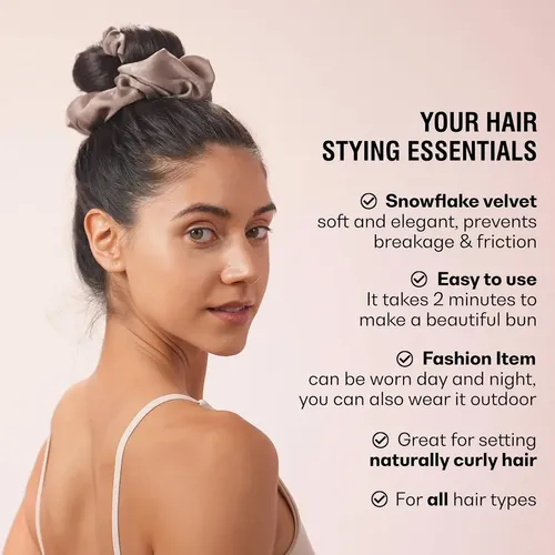 Rulos Para Cabello Sin Calor Satinados, Rizador Flexible