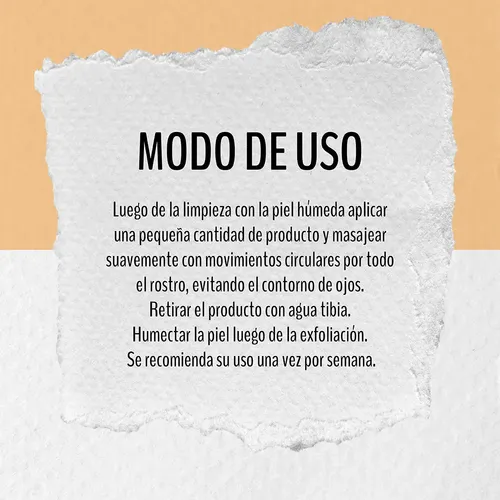 Scrub Facial De Damasco Vegano Natural Exfoliante 50gr