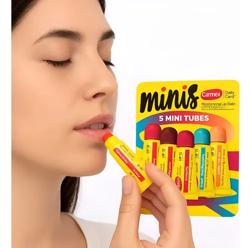 Pack X5 Mini Bálsamo Carmex Protector Solar Lip Amazon