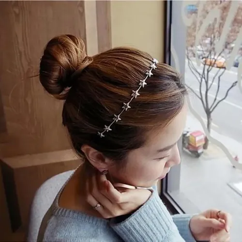 Diadema Con Forma De Estrella Para El Pelo, Con Forma De Laz