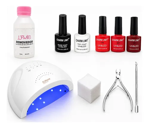 Kit Cabina 48w Manicura Transformador Uv/led +insumos Varios