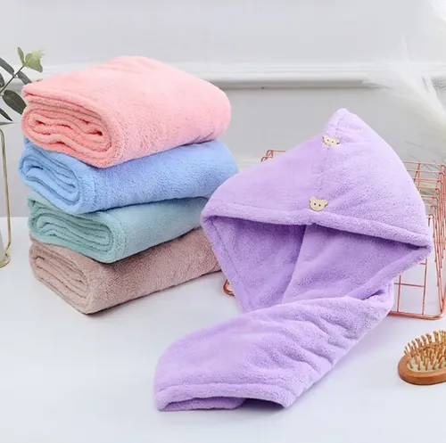 Gorro Turbante De Microfibra Ducha Toalla For El Cabello