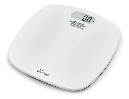 Balanza Silfab Digital Curve Blanca Hasta 180 Kg