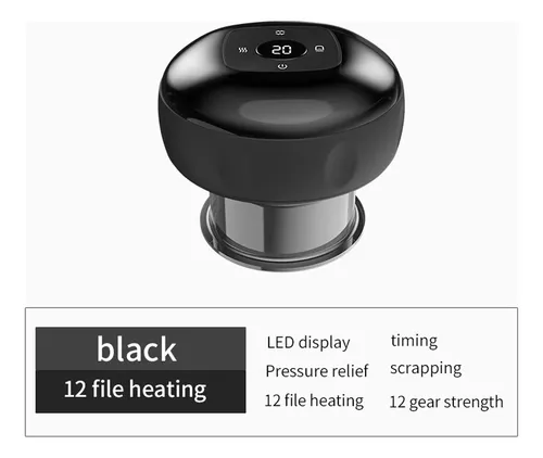 Masajeador Eléctrico 2 En 1 Para Ventosas Y Gua Sha: Ajustab