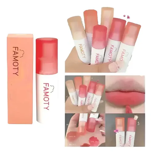 Labial Terciopelo Waterproof Larga Duracion Tono 8