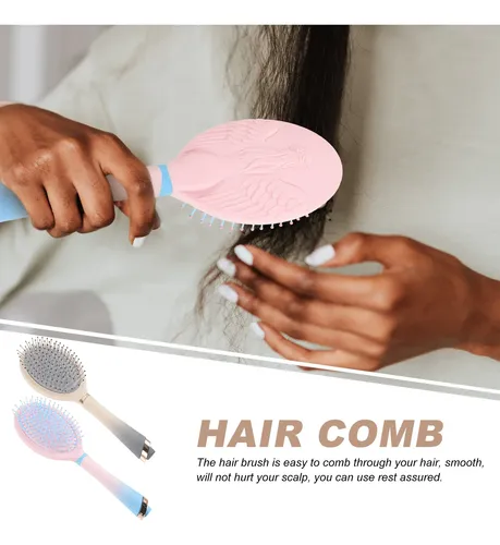 Cepillo De Pelo Ovalado Con Puntas Redondas