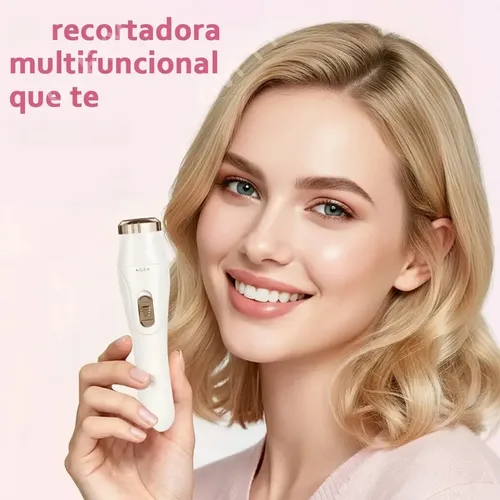 Depiladora Eléctrica 3 En 1 Rostro Y Cuerpo Blanco