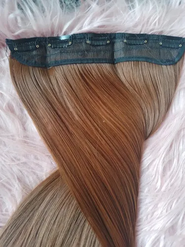 Cortinas De Pelo: Cabello Sintetico Premium Extensiones Color Cobrizo 30 Lacio