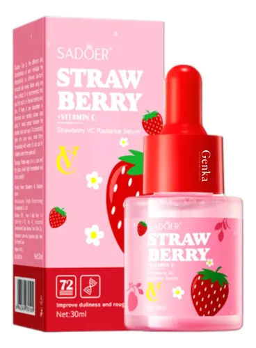 Serum Facial Iluminador Con Vitamina C Y Frutilla 30m Sadoer