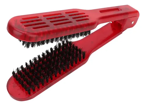 Plancha De Pelo, Peine, Alisado, Peinado De Madera Con .
