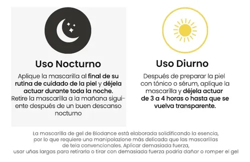 Mascarilla Facial Biodance Original Para Todo Tipo De Pielx4