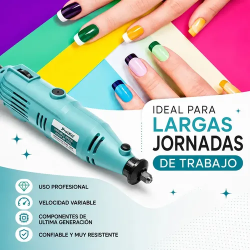 Torno Multiuso Profesional De Mano Uñas Pedicuria Manicuria Podologia Pies Gran Potencia Y Rendimiento