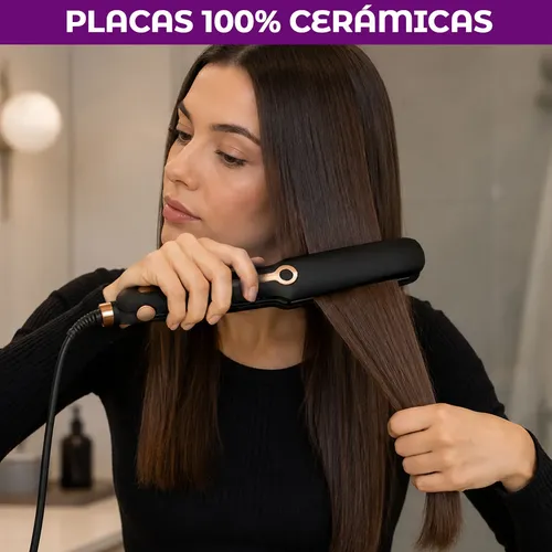 Planchita De Pelo Profesional Alisado Regulable Pro Ceramica