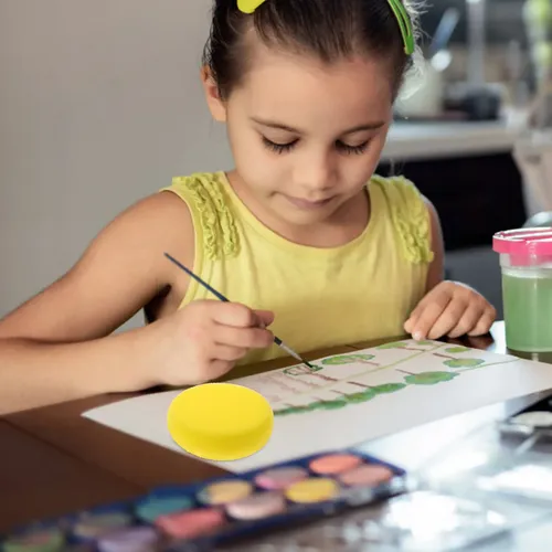20 Esponjas Redondas Para Acuarela Y Arte Infantil