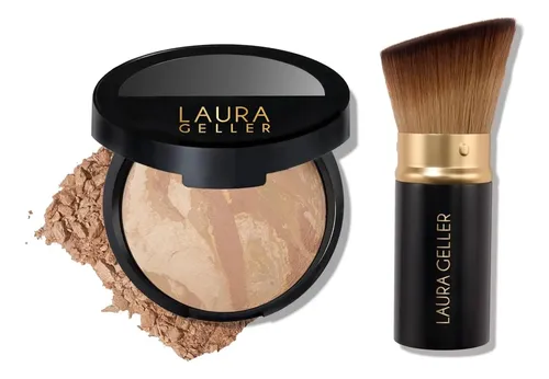 Set Base De Maquillaje Laura Geller Light Kabuki