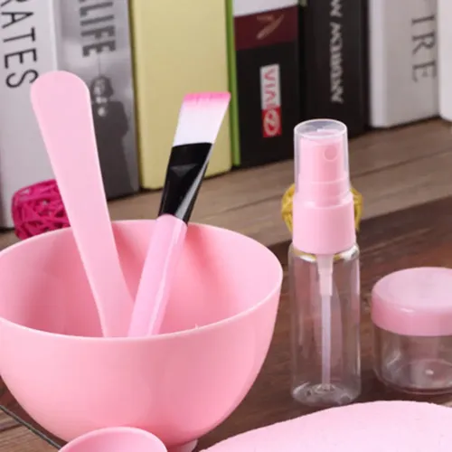 Kit De Herramientas De Maquillaje Facial Con Espátula, 9 Uni