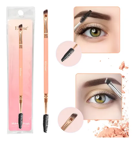 Pincel Doble Punta P/ Maquillaje De Cejas Delineado Eloise