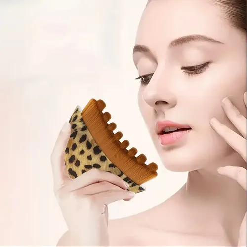 X 2 Brochas Contorno Facial Linfático Masaje Drenaje