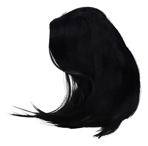 Peluca de cabello sintético Yydsmart Bon de 40cm tono 1 negro con base de tamaño 40 cm