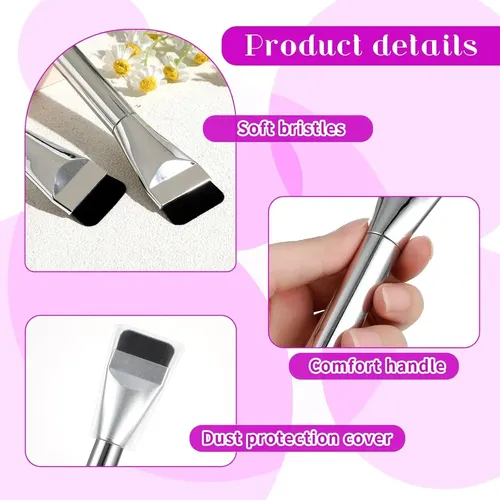 Brocha Plana For Base De Maquillaje, Brocha Ultrafina Syse
