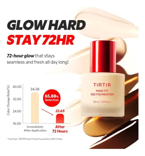 Tirtir Mask Fit Red Foundation #24w Soft Beige Tono 24W Soft Beige