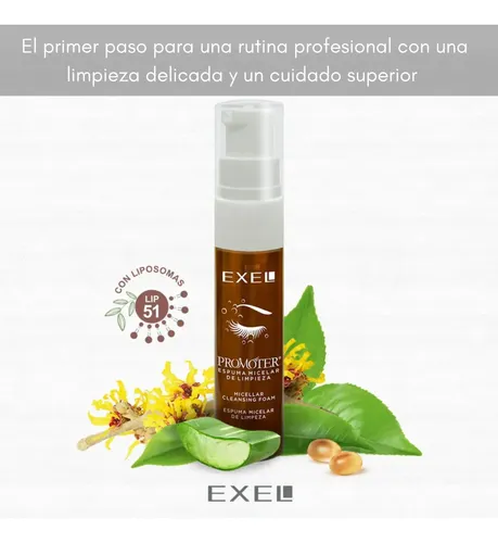 Exel Espuma Micelar Promoter Pestañas Ojos Desmaquillante 50