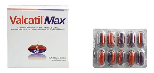 Valcatil Max X 90 Capsulas – Anticaida Del Cabello – Panalab