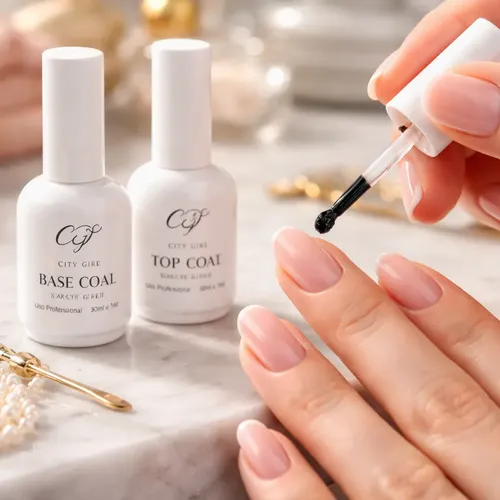City Base Y Top 30 Ml Gelificadas Kit 2 Piezas Para Uñas