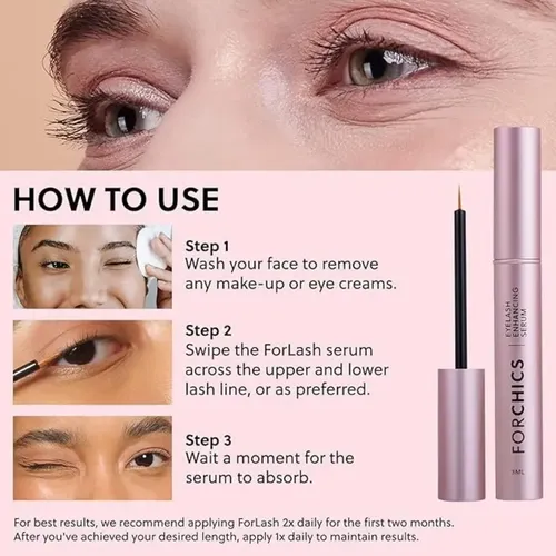 Sérum Para Cejas Forchics Eyebrow Serum 3 Ml Rosa Pálido