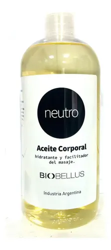Aceite Corporal Para Masajes Neutro Biobellus X 500 Ml