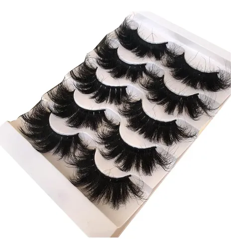 Pestañas Postizas 25mm Lux Gmagictobo Lujo 5 Pares