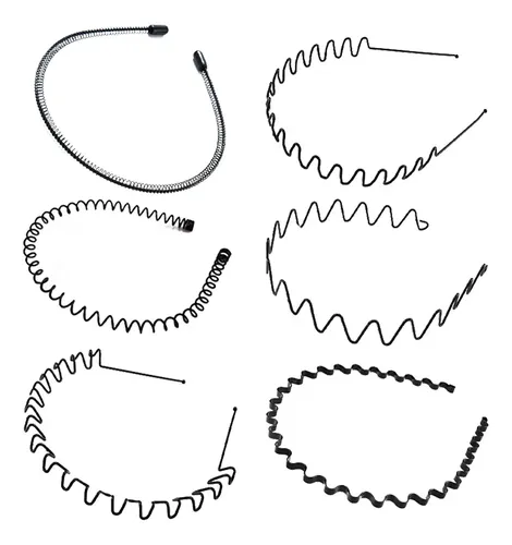 Alta Calidad Diadema De Metal De 6 Piezas, Aro De Pelo