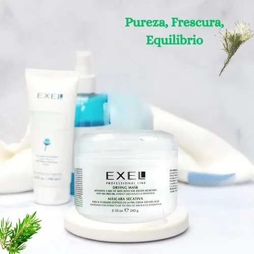 Mascara Secativa Acne Exel 240 Piel Grasa Mixta Regula Sebo