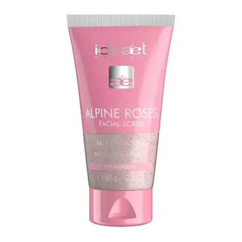 Exfoliante Facial Suave Alpine Roses Idraet Pieles Sensibles Todo Tipo De Piel Día/noche