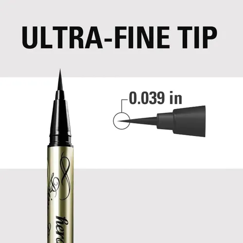 Delineador A Prueba De Agua Kissme Marrón Natural 0.1mm