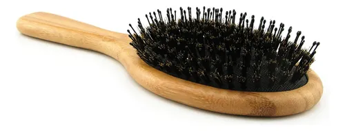Desenredo Antiestático De Madera Con Cerdas De Jabalí -fs, 2