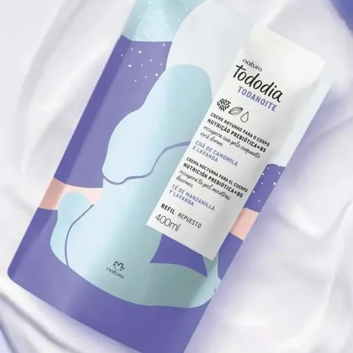 Refil Crema Tododia Todanoche Té De Manzanilla Y Lavanda