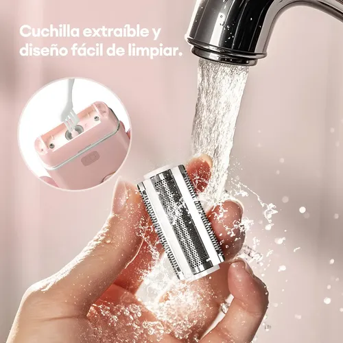 Depiladora Eléctrica Recargable Para Mujer, Portátil. Md