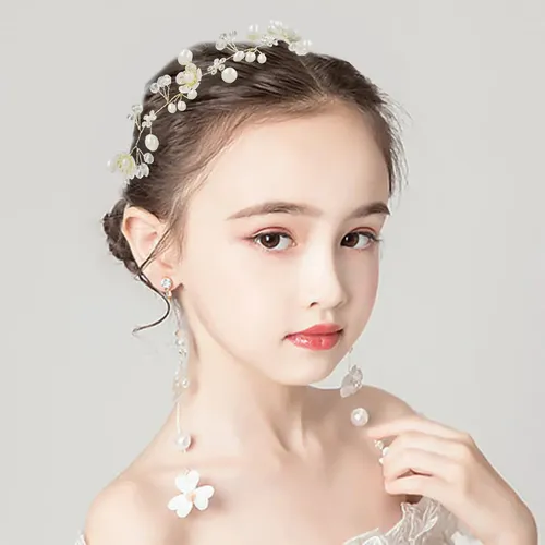 Tiara De Novia, Cristal Dorado Y Perla, Tiara De Novia /
