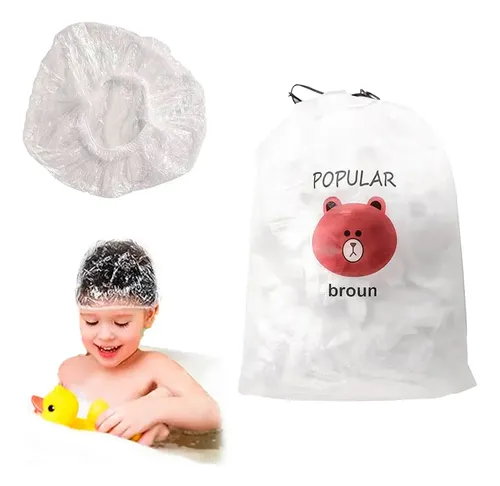 Set 100 Fundas Plásticas Ducha Bebé Protección Agua