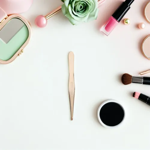 Kit De 6 Pinzas Para Pestañas: Acero Inoxidable Para Cejas