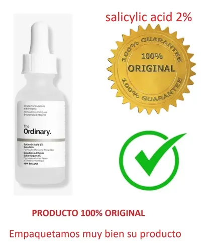 Sérum The Ordinary Salicylic Acid 2% Solution para Piel Acneica Exfoliante de 30 mL