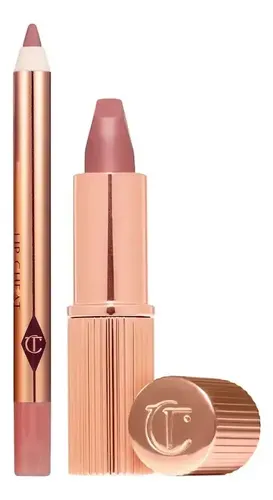 Kit de labios Charlotte Tilbury Mini Pilllow Talk Color Pillow Talk Lipstick