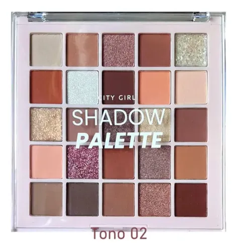 Pintura Paleta Sombras Shadow Palette 25 Pigmentos