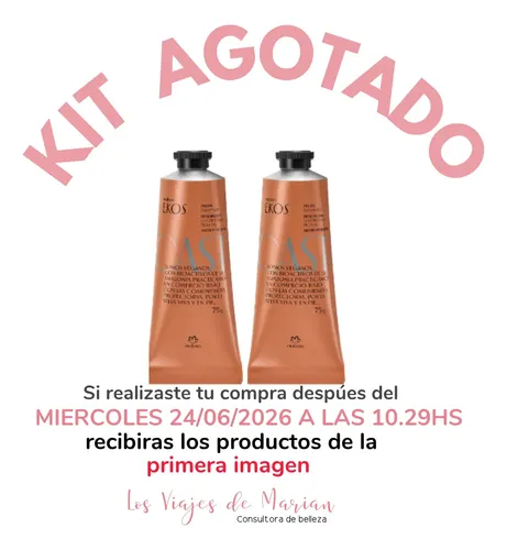 Natura Ekos Pulpa P/ Manos Hidratante Castaña Pack 2x