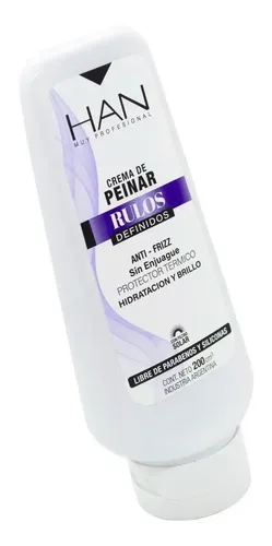 Han Rulos Definidos Crema De Peinar Protector Térmico 200ml
